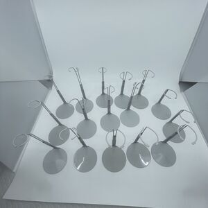 16 White METAL DOLL STANDS FOR 11.5"-12.5" BARBIE KEN DOLLS Skipper KAISER